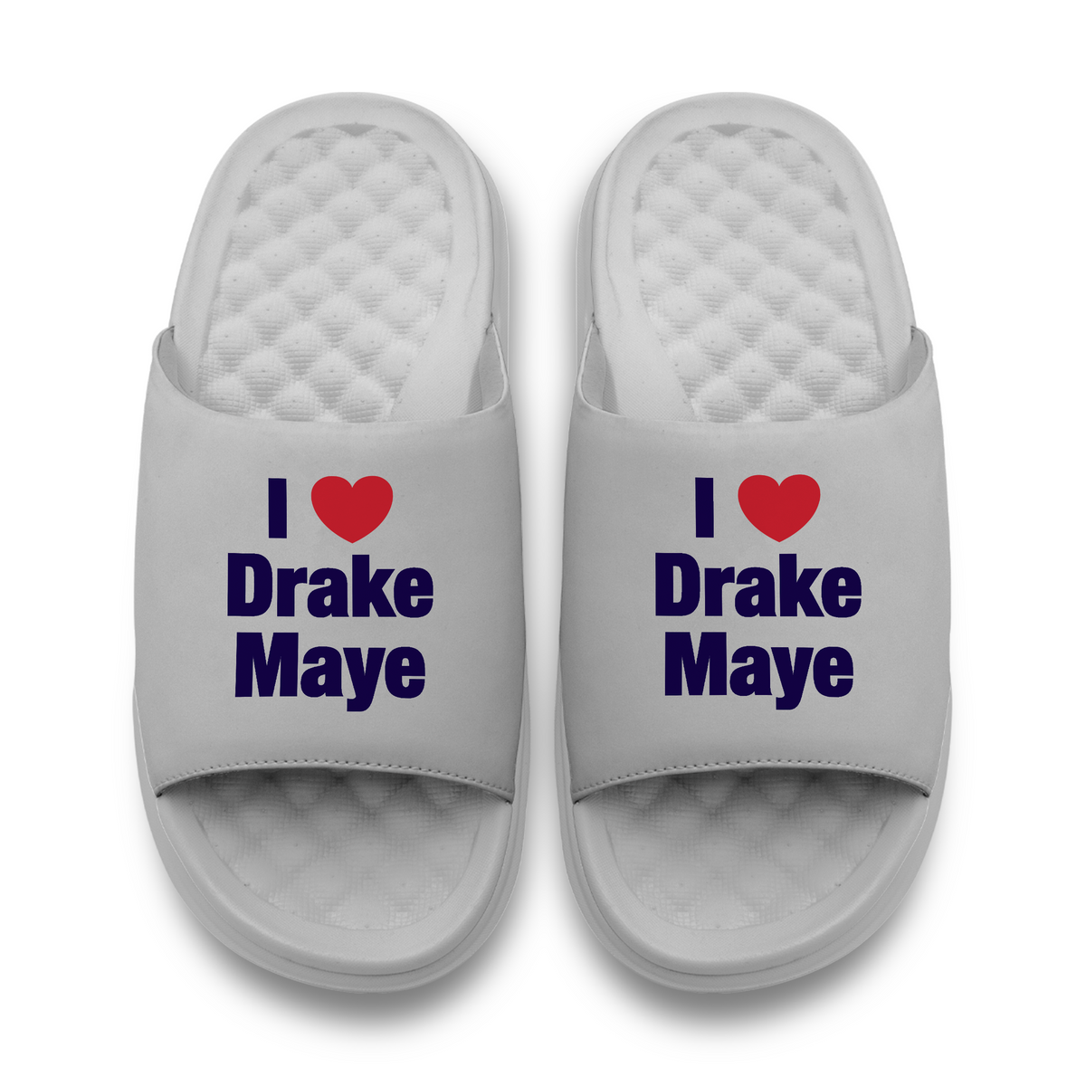 I Love Drake Maye ISlide x BrakingT Motive Slide Sandals