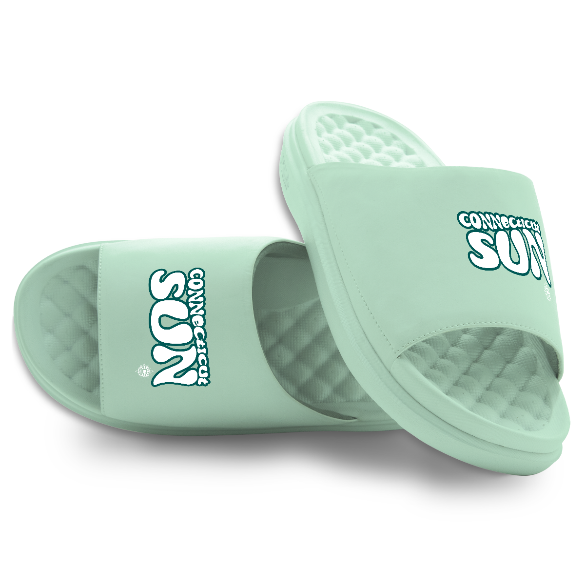 Connecticut Sun Bubble Letters