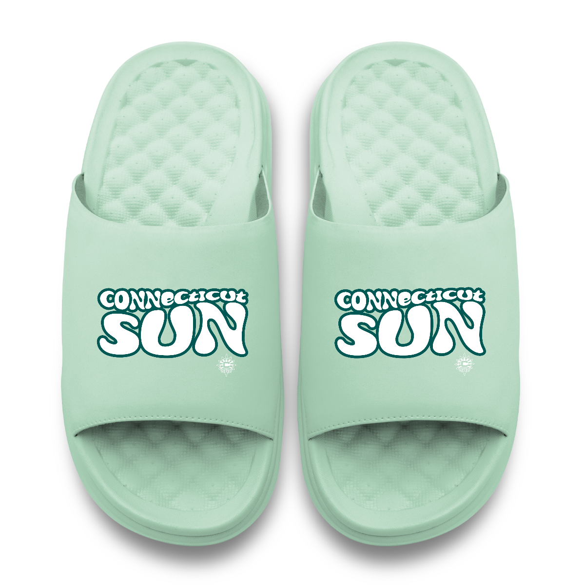 Connecticut Sun Bubble Letters