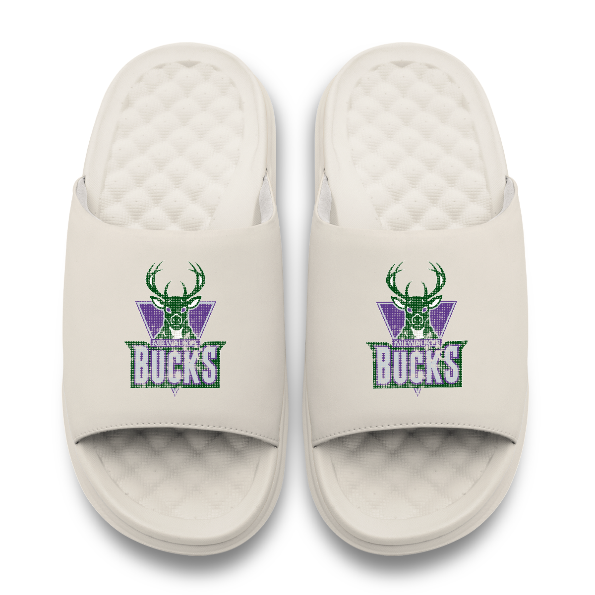 Milwaukee Bucks Hardwood Classics Distressed Logo Motive