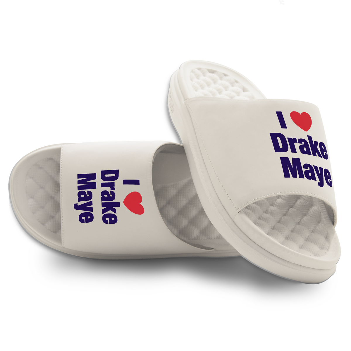 I Love Drake Maye ISlide x BrakingT Motive Slide Sandals