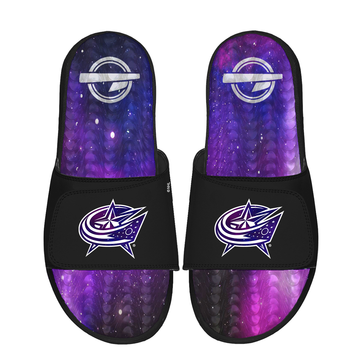 Columbus Blue Jackets Black Galaxy Gel