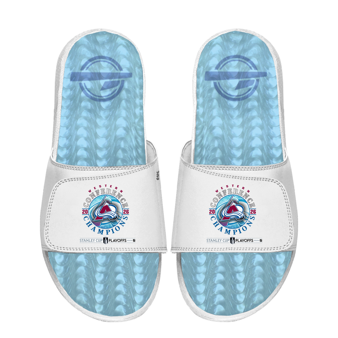 Colorado Avalanche 2026 Western Conference Champions White Ice Gel