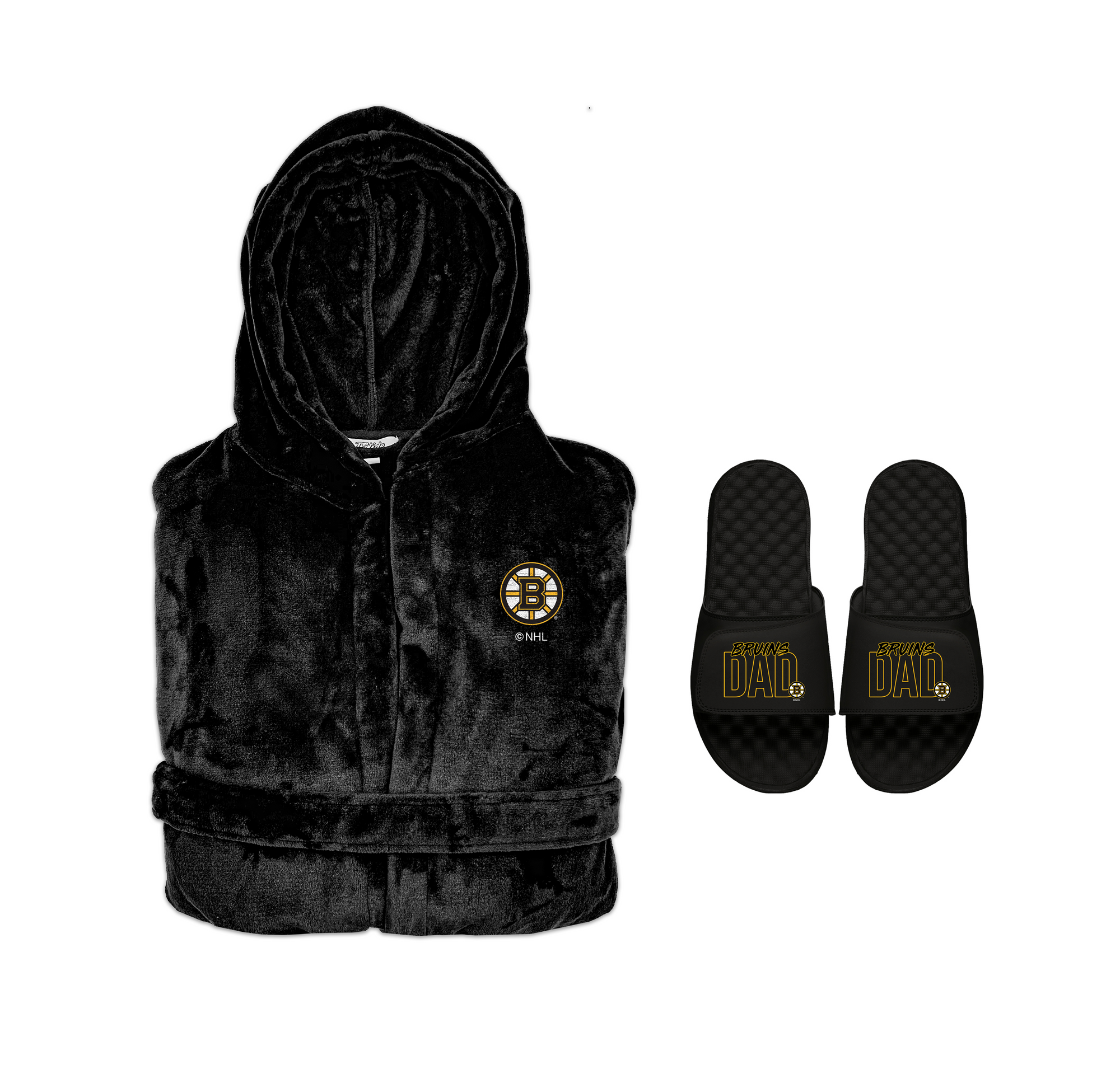 Boston Bruins Dad Robe Bundle