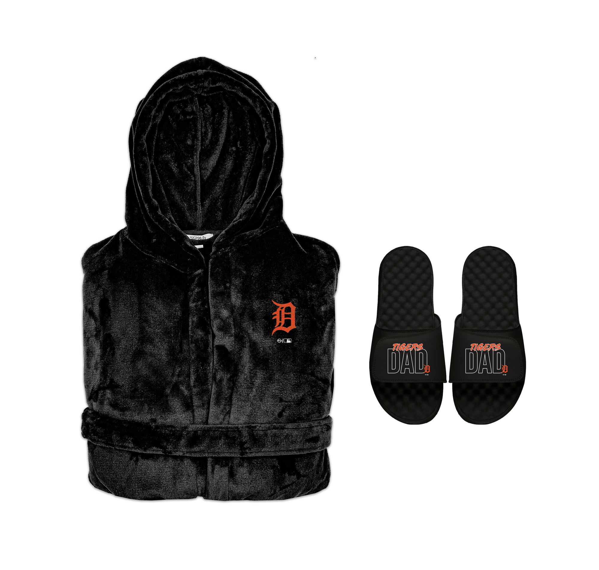 Detroit Tigers Dad Robe Bundle