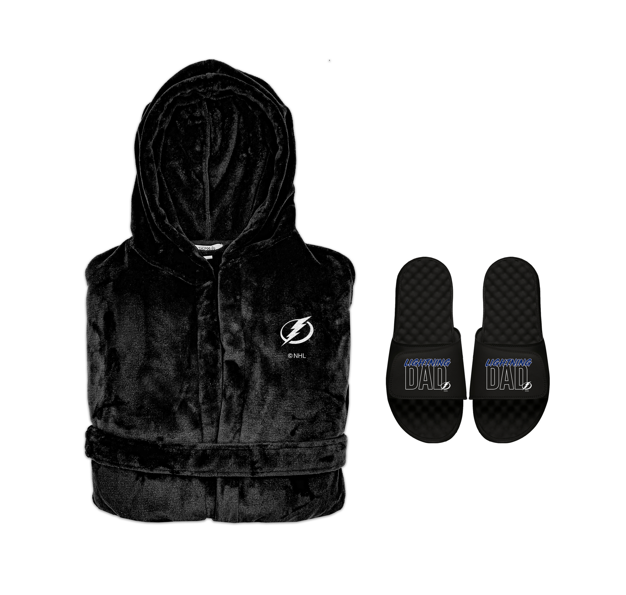 Tampa Bay Lightning Dad Robe Bundle