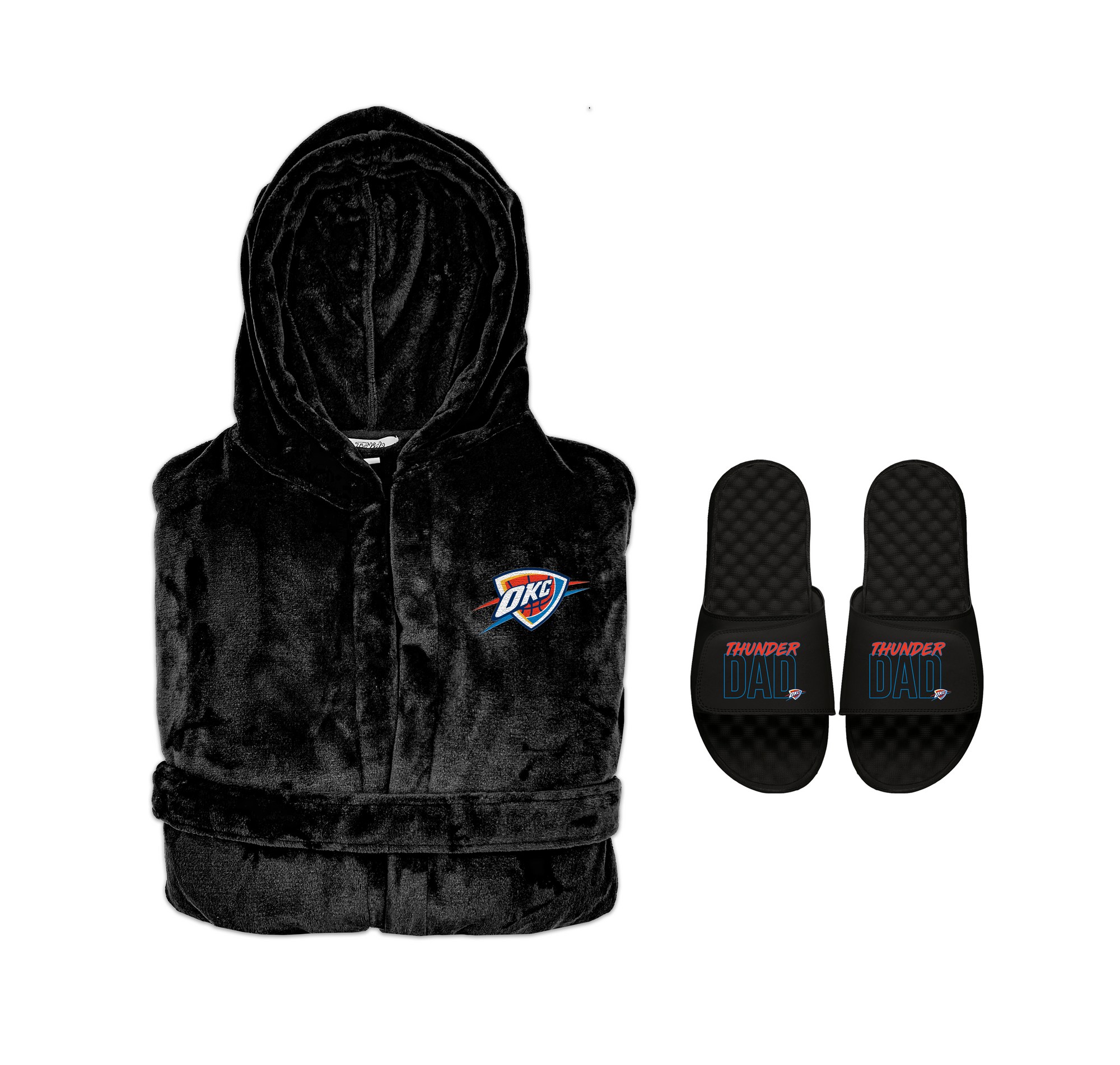 OKC Thunder Dad Robe Bundle