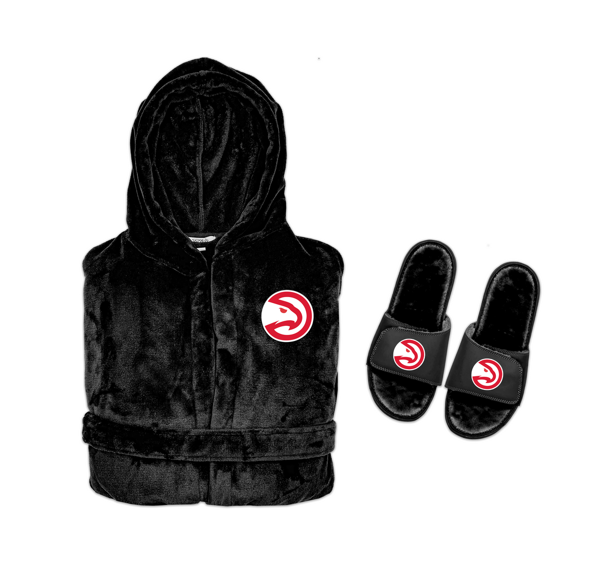 Atlanta Hawks Phantom Robe Slide Bundle