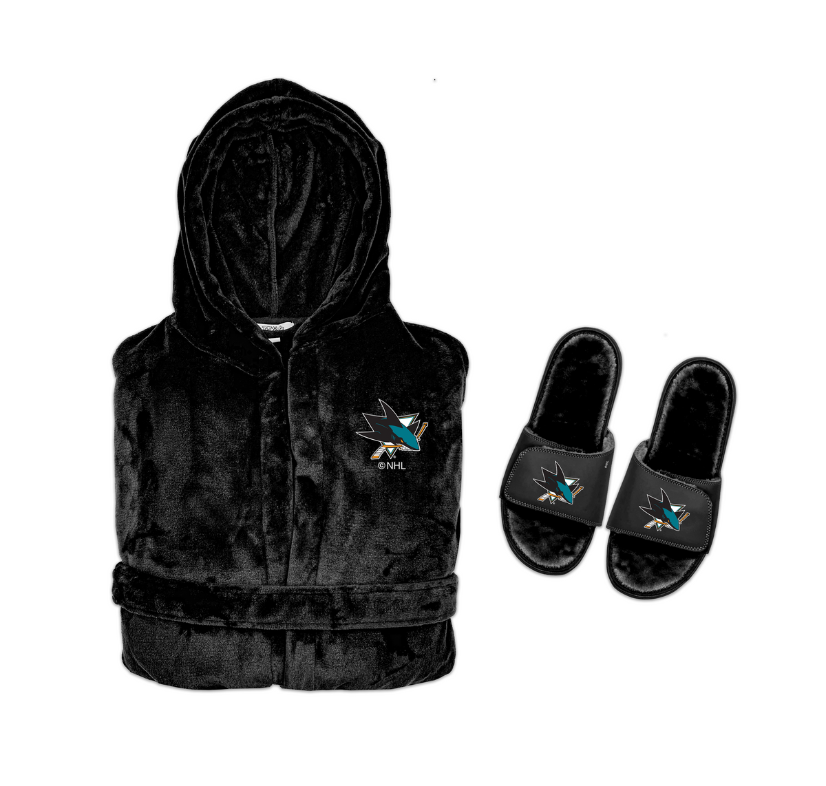 San Jose Sharks Phantom Robe Slide Bundle