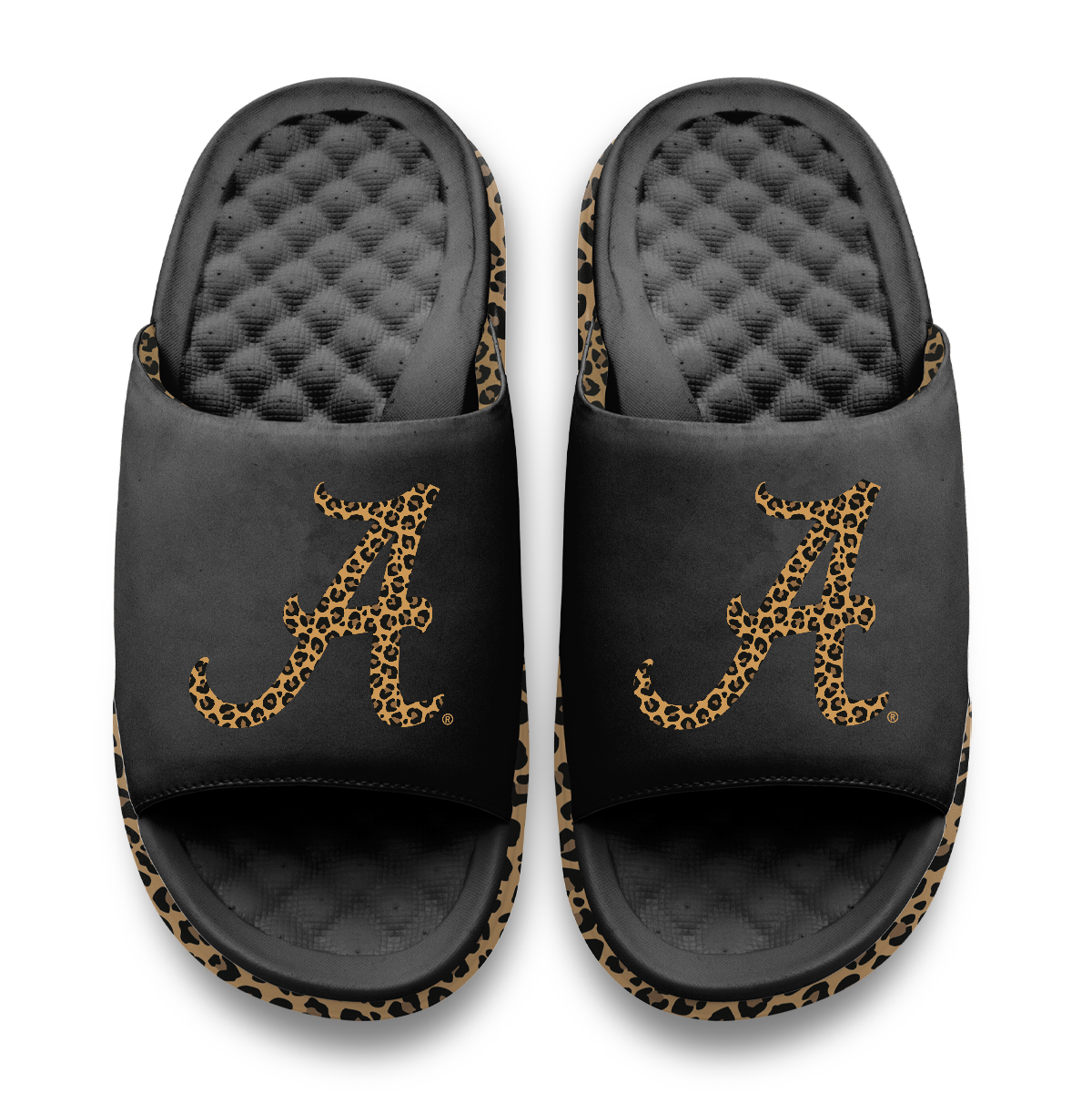 Alabama Crimson Tide Cheetah Dip Motive Slide Sandles