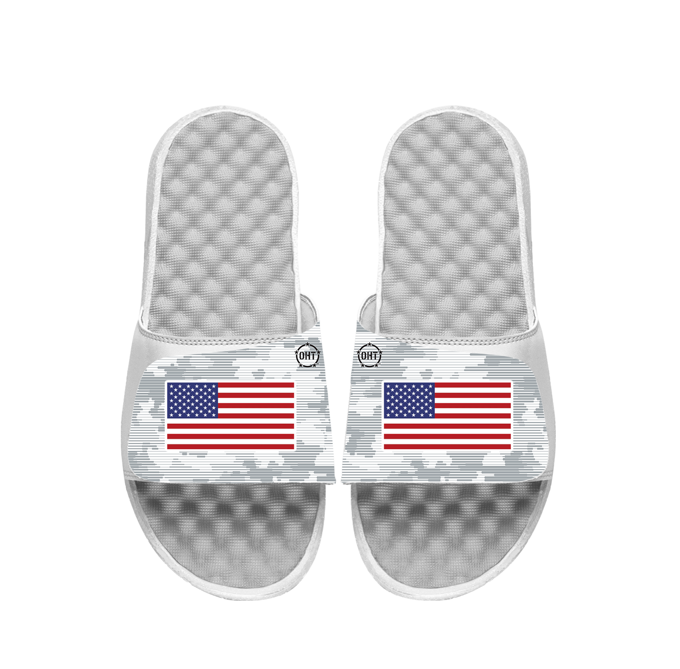 OHT White Camo American Flag