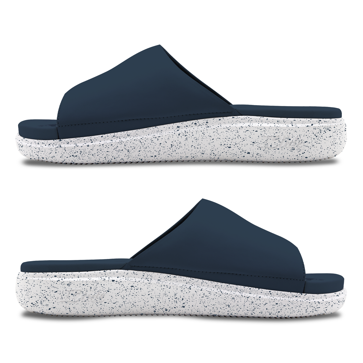 Columbus Aviators Primary Logo Stack Motive Slide Sandals