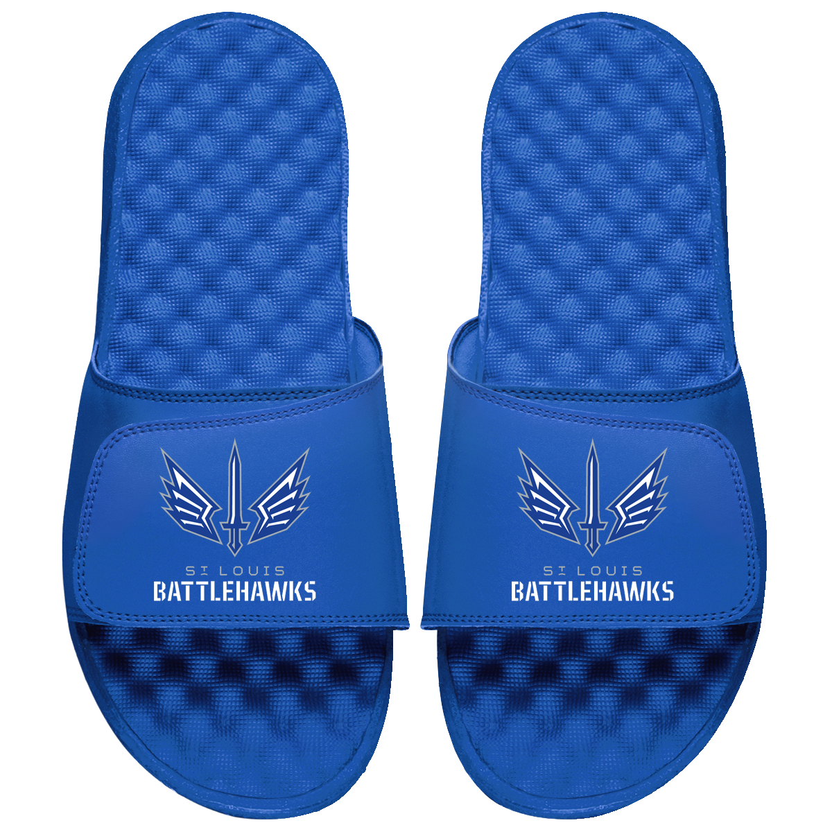 St. Louis Battlehawks Primary Logo Stack Slide Sandals
