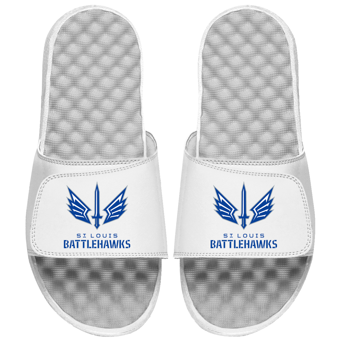 St. Louis Battlehawks Primary Logo Stack Slide Sandals