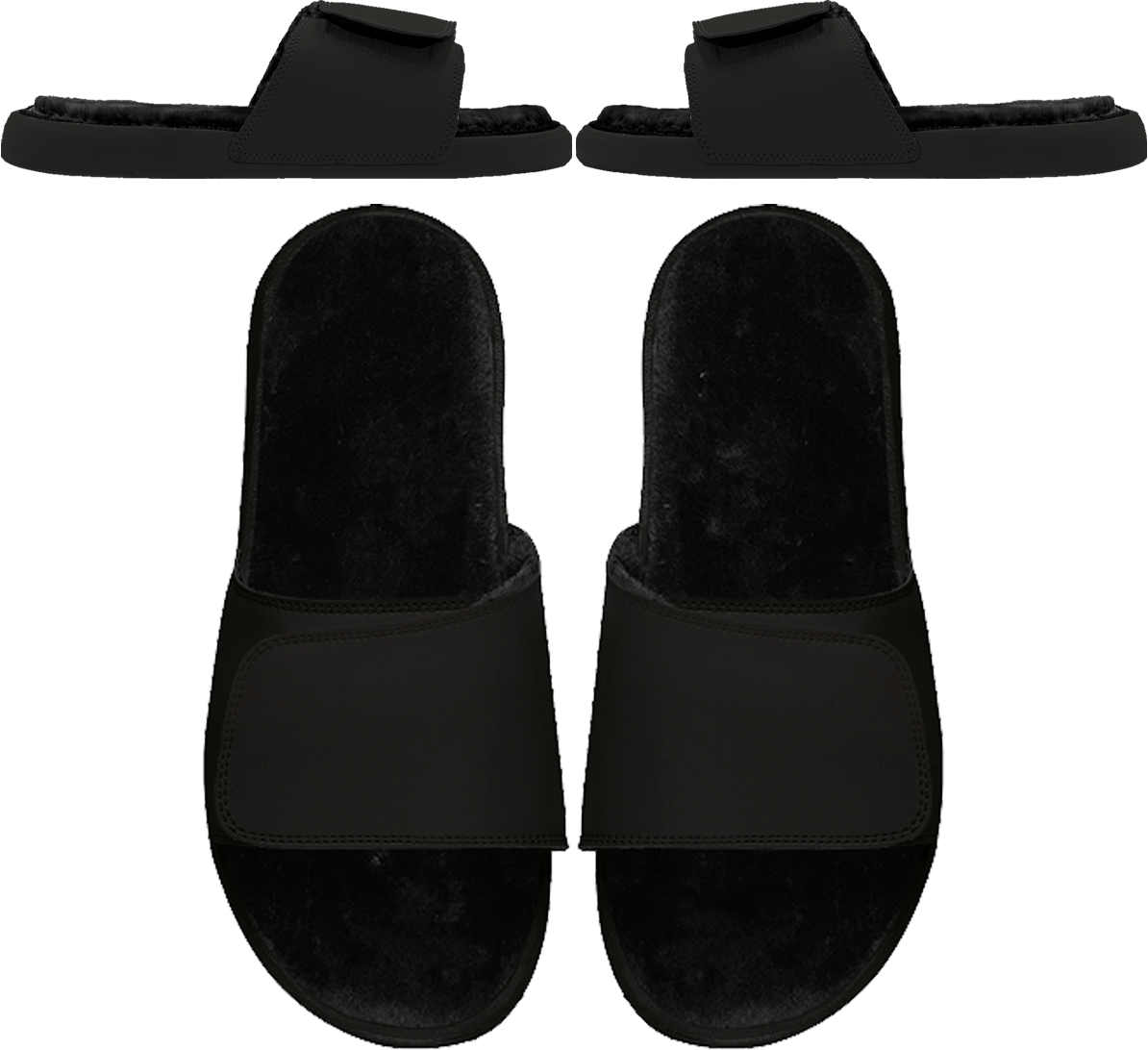 Custom Mantra Fur Slides