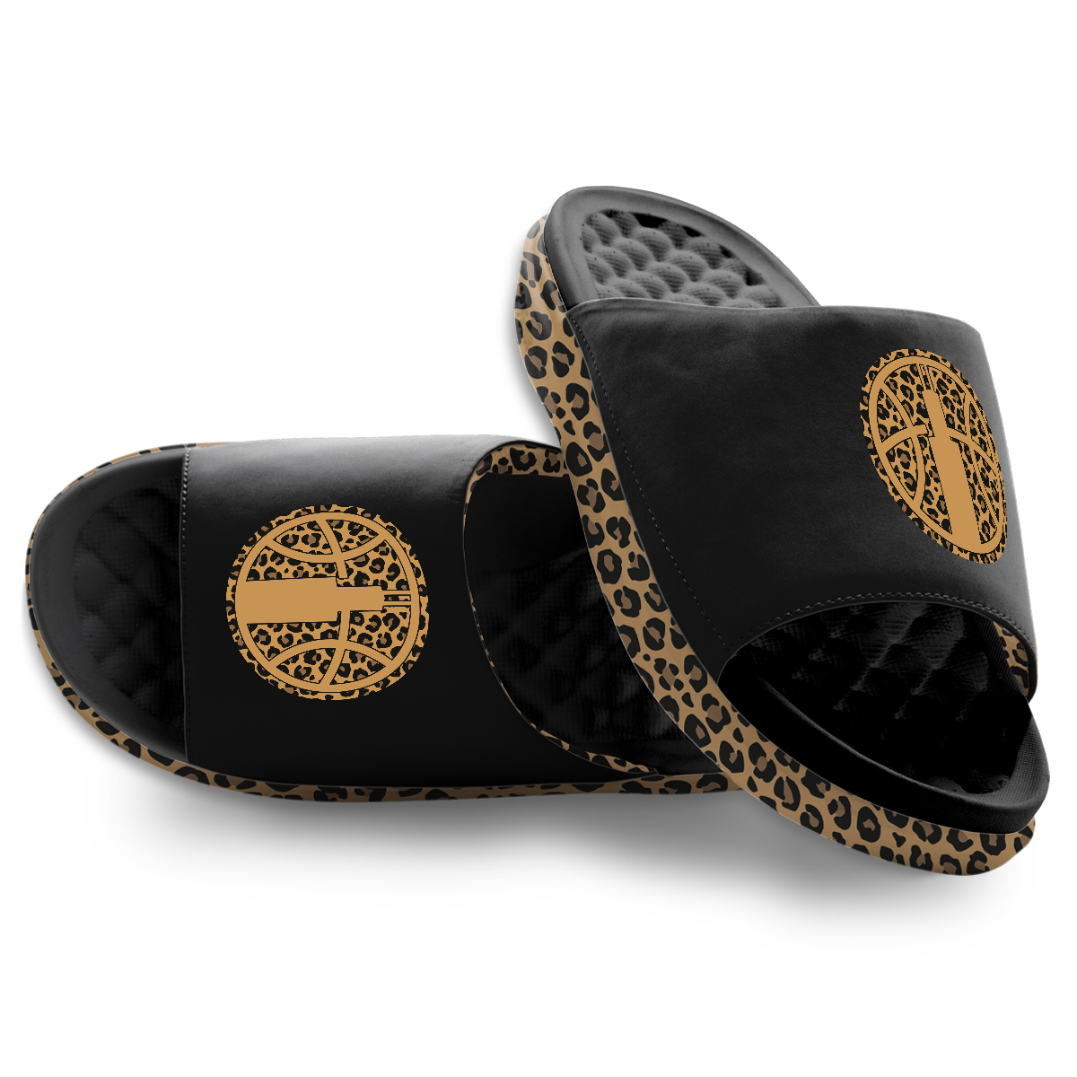 Chicago Sky Cheetah Dip Motive Slide Sandles