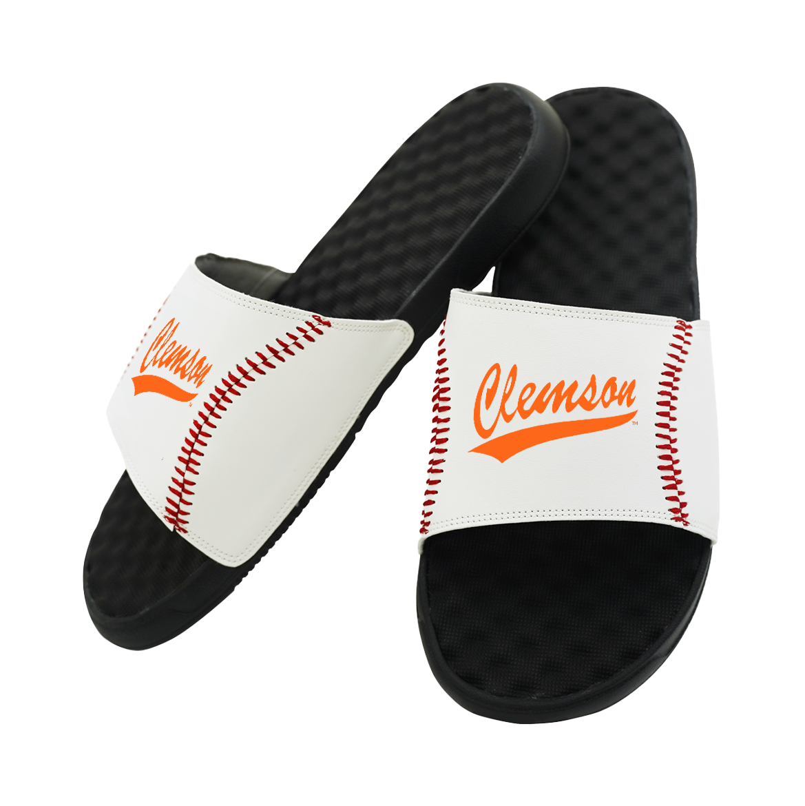 Clemson Tigers Baseball Stitch Slide Sandals