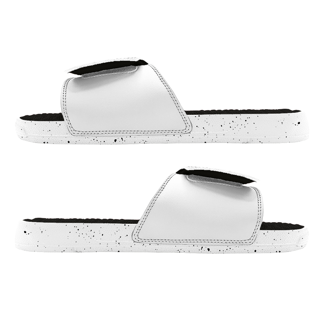 Unisex ISlide Black White Boston Celtics Cookies Cream Slide Sandals