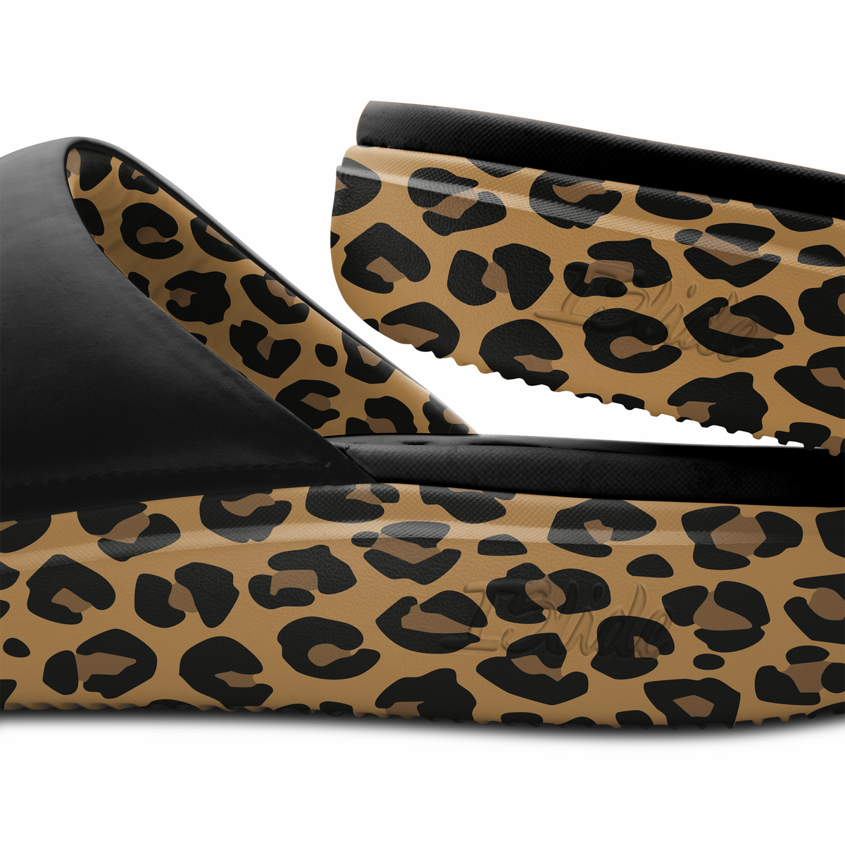 Dallas Wings Cheetah Dip Motive Slide Sandles