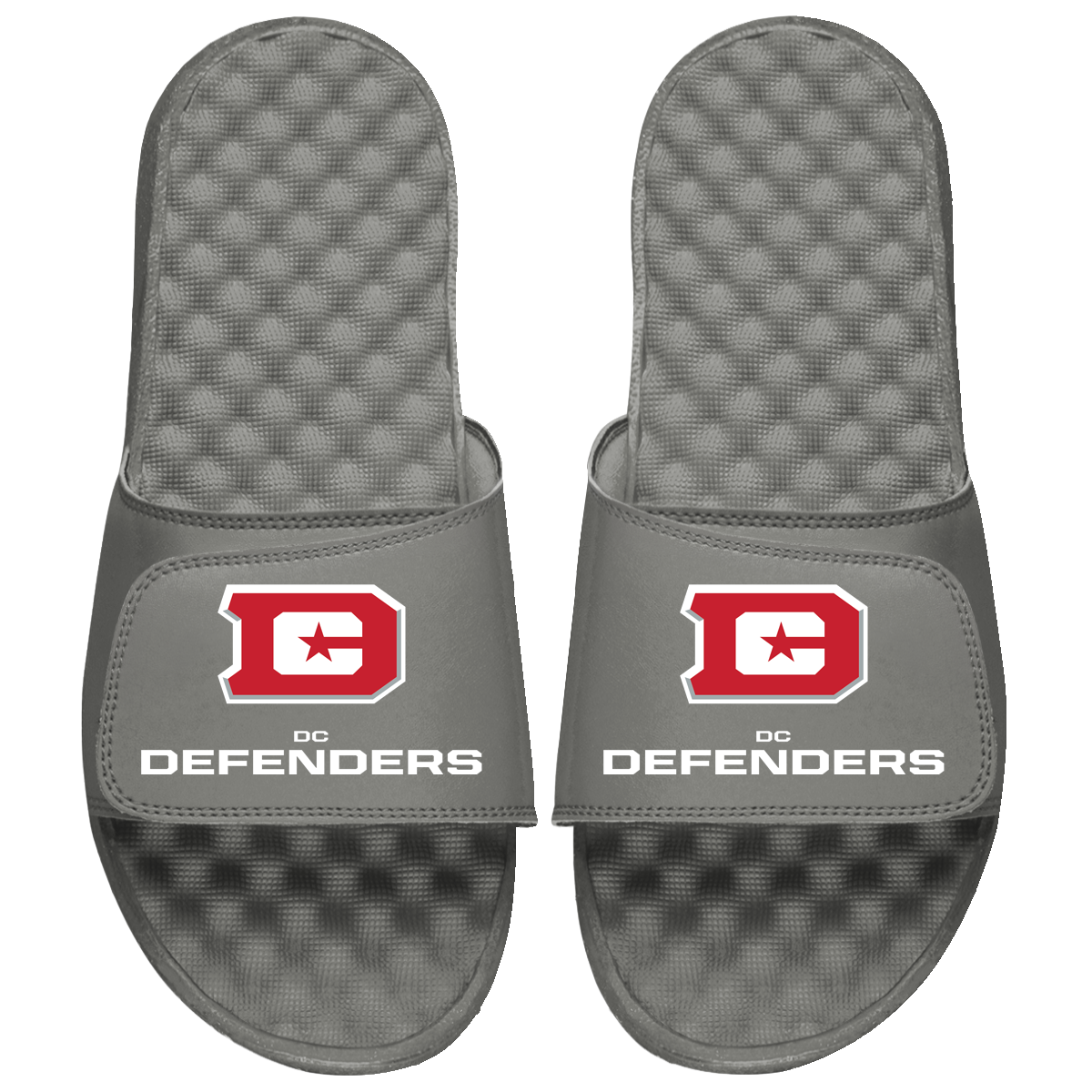 D.C. Defenders Primary Logo Stack Slide Sandals