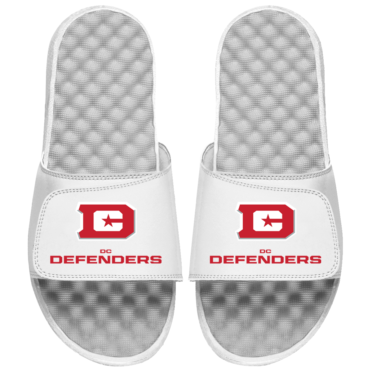D.C. Defenders Primary Logo Stack Slide Sandals