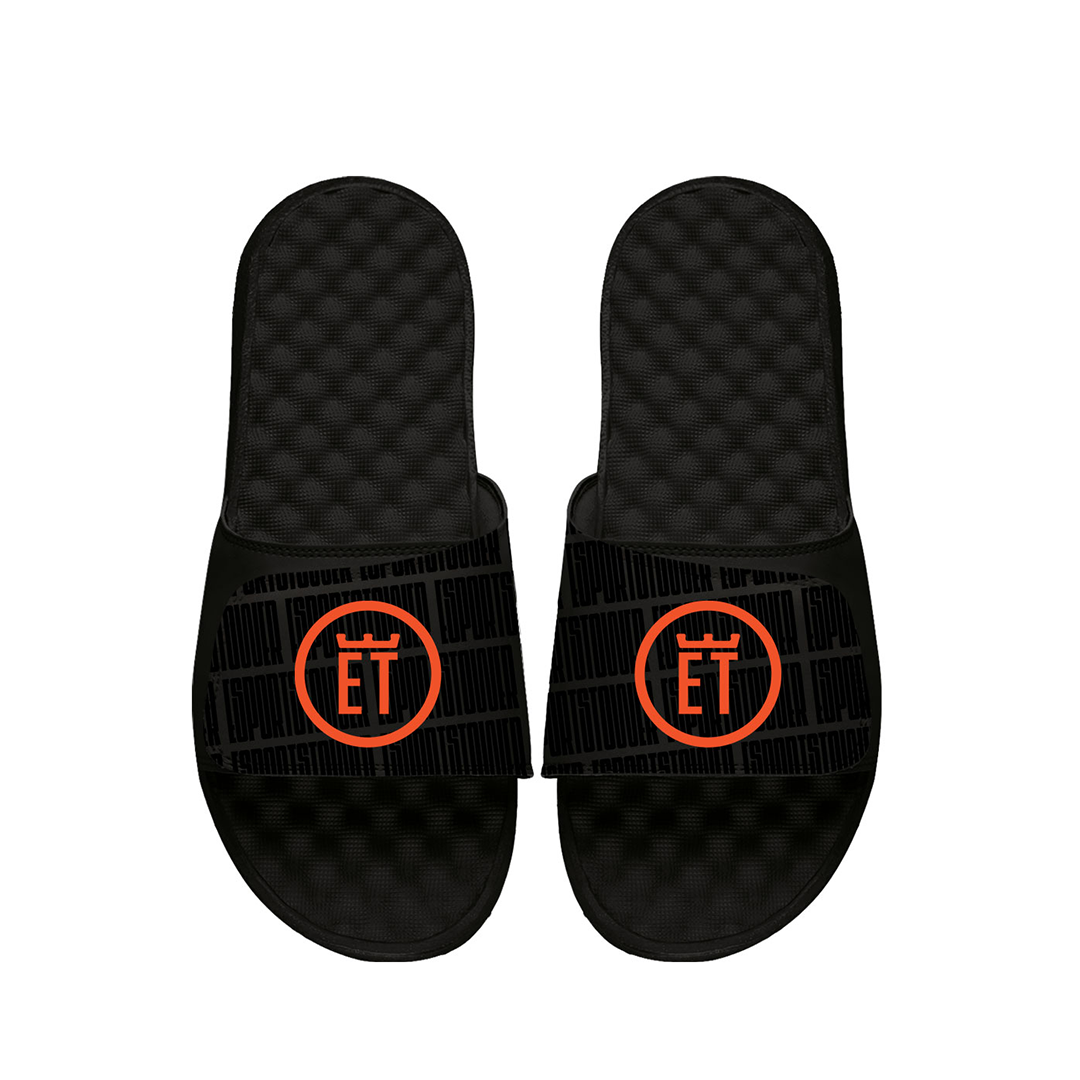ET Logo Tonal Pop Black Slides