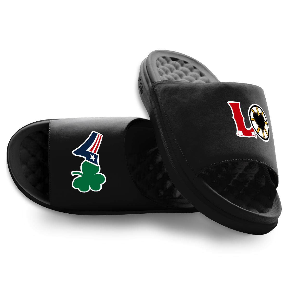 I Love Boston Sports Love Sign Split Motive