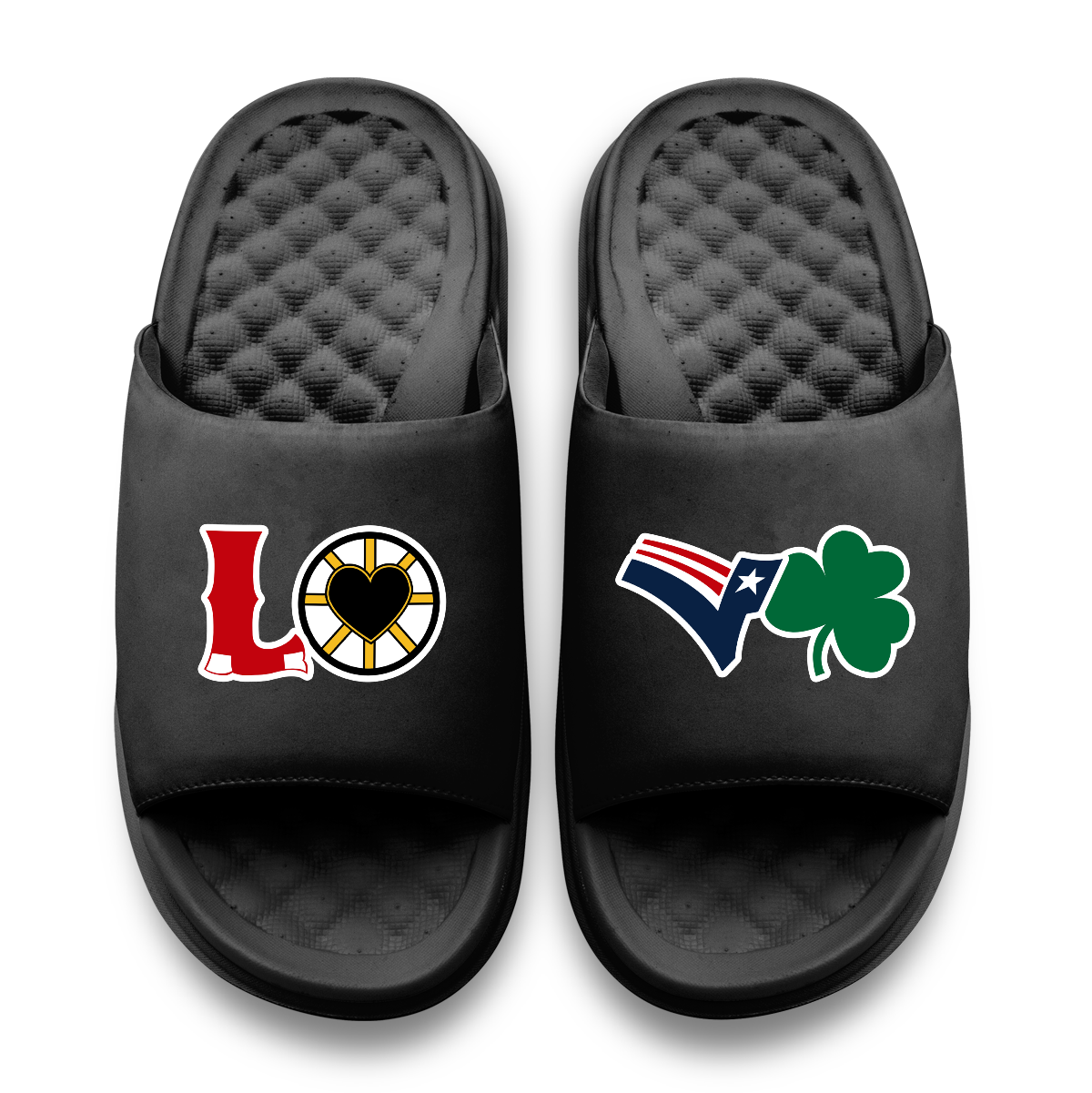 I Love Boston Sports Love Sign Split Motive