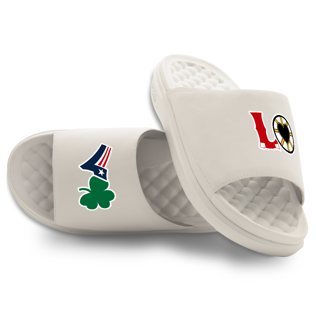 I Love Boston Sports Love Sign Split Motive