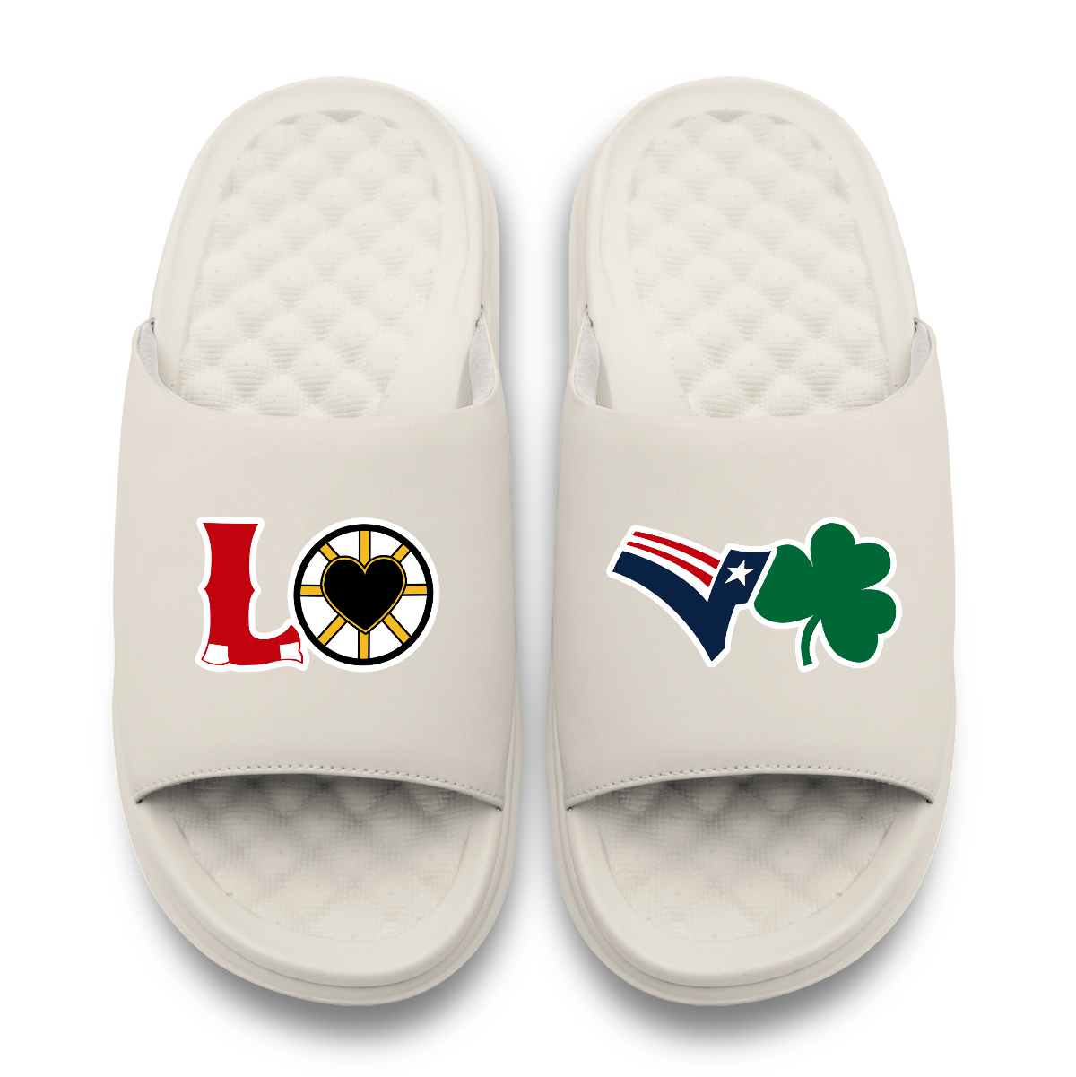 I Love Boston Sports Love Sign Split Motive