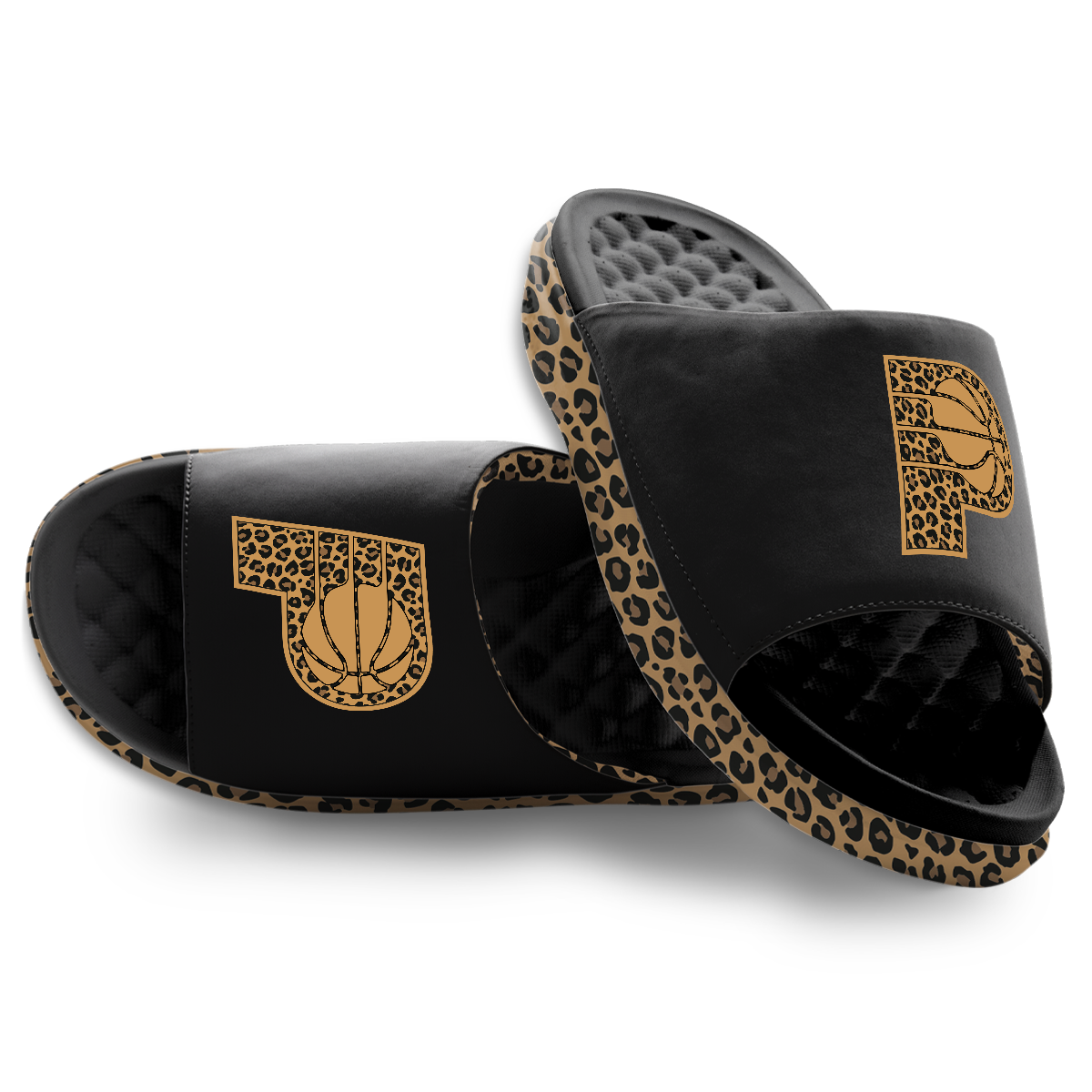 Indiana Pacers Cheetah Dip Motive Slide Sandles