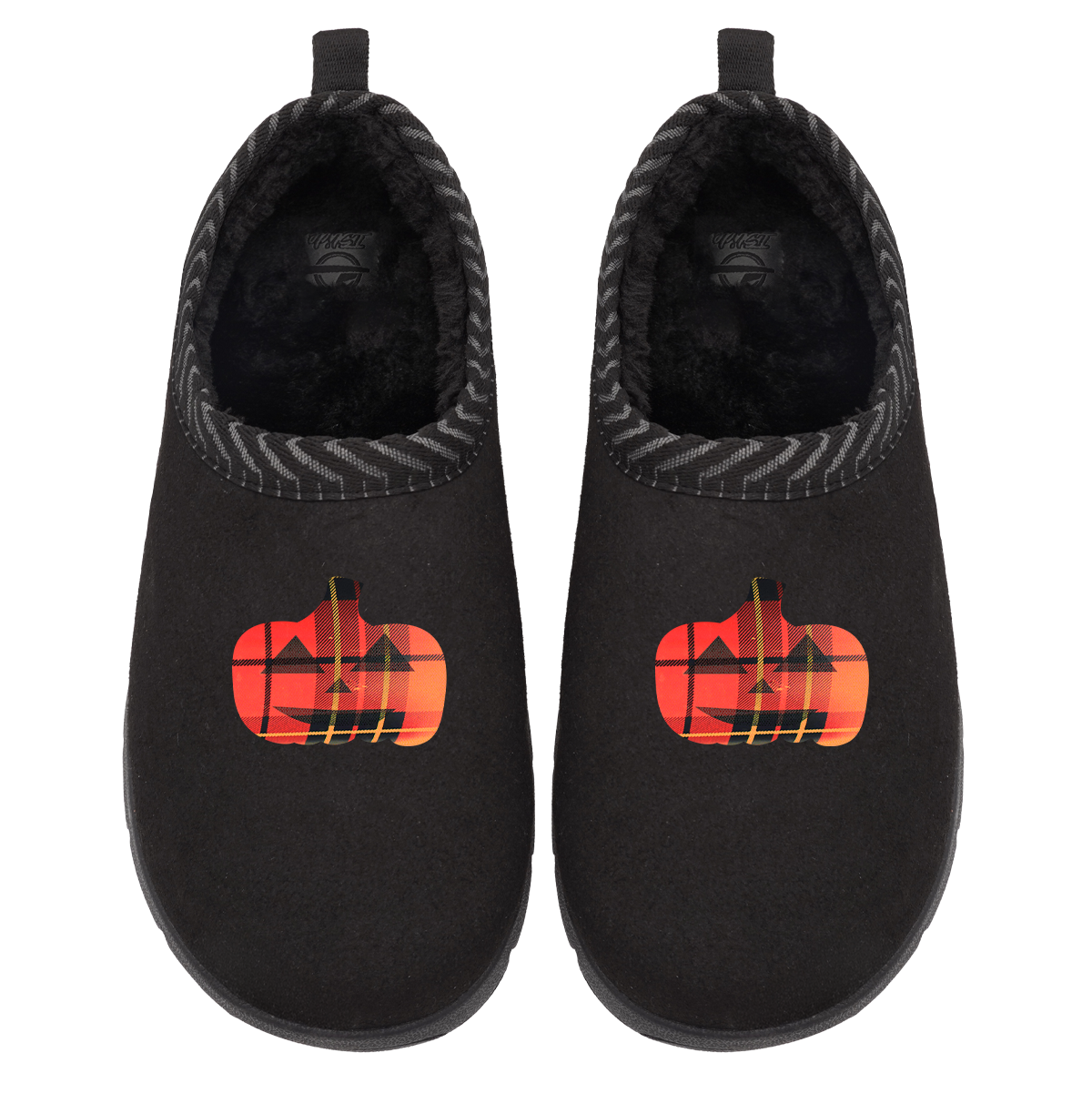 Plaid Pumpkin Mission Slipper