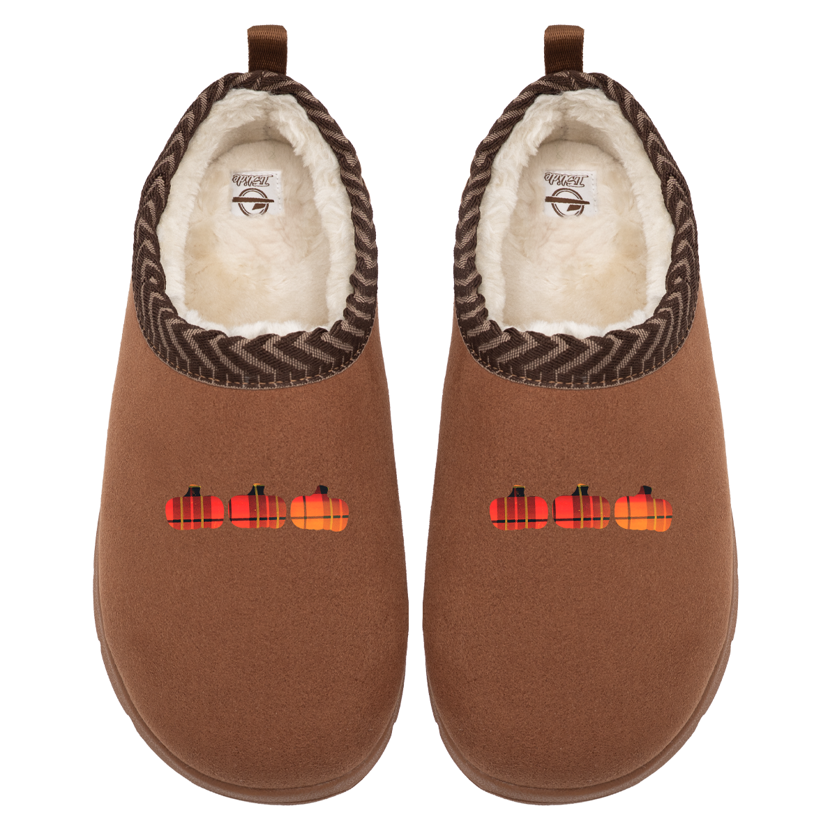 Plaid Pumpkin Pattern Mission Slipper