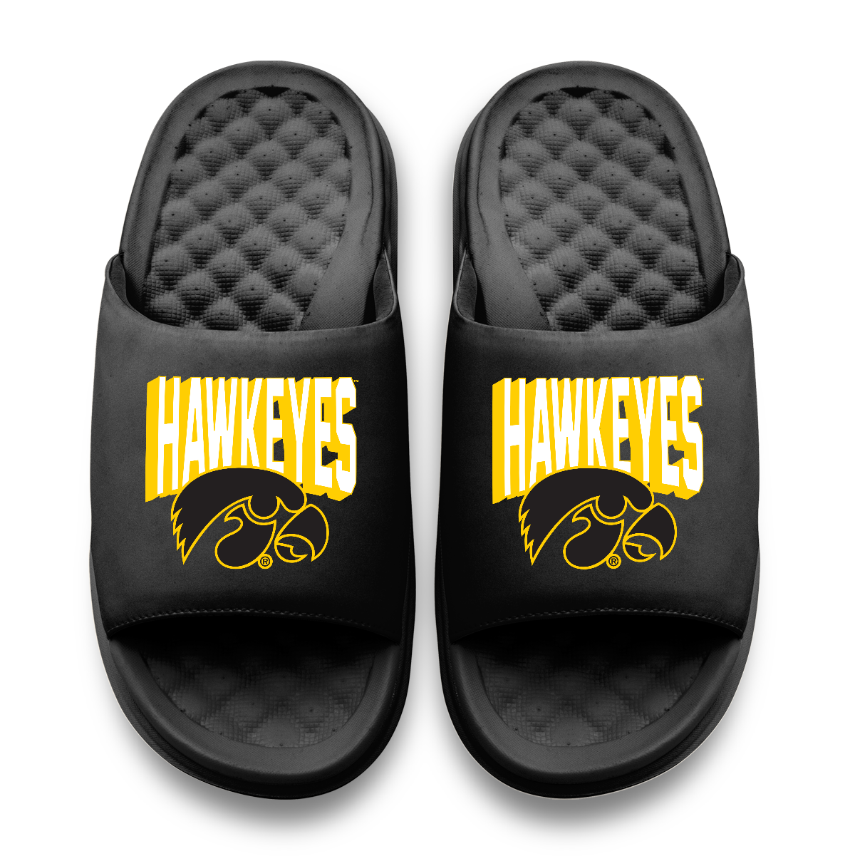 Iowa Hawkeyes Logo Stack ISlide x Gameday Couture