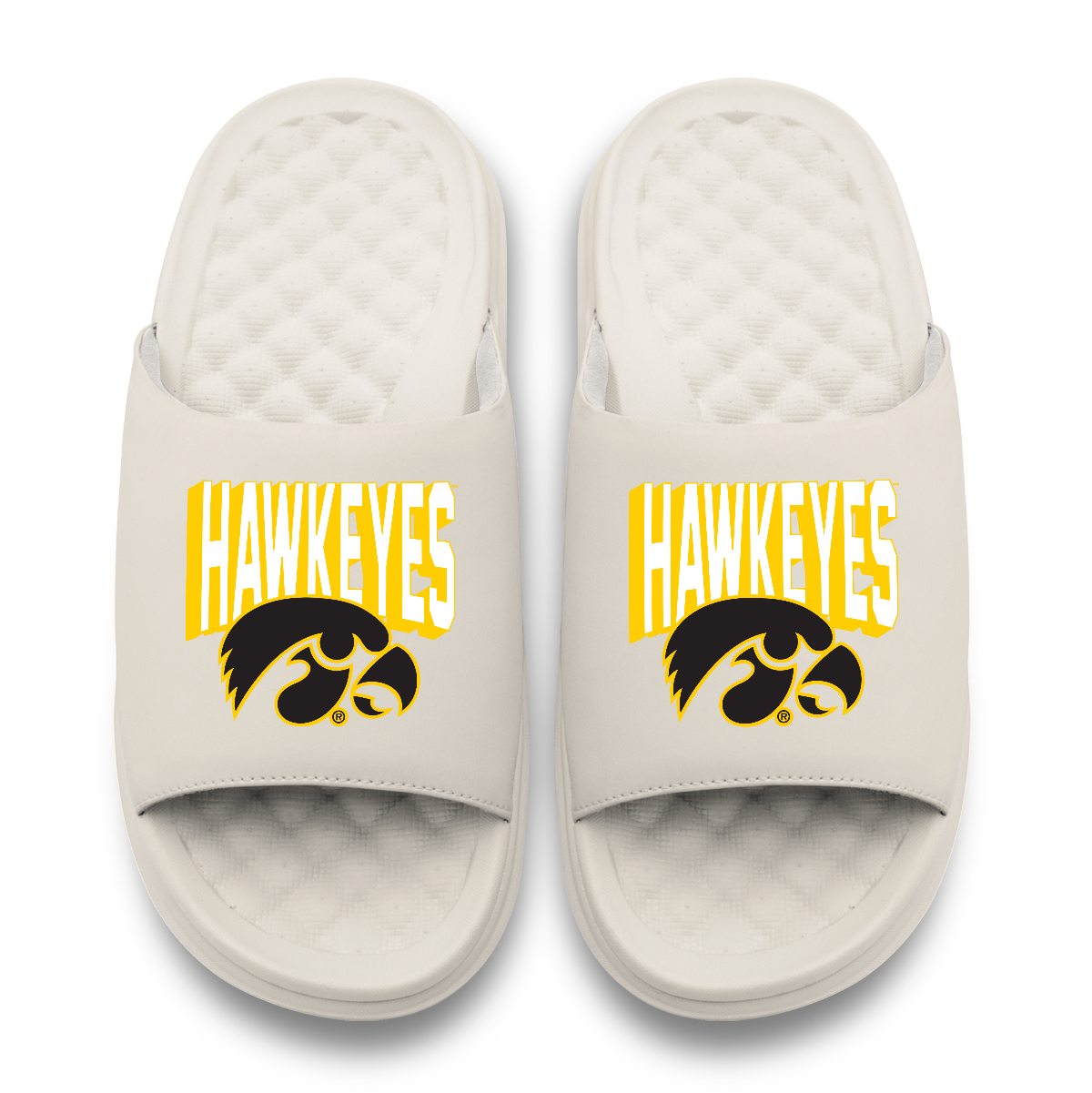 Iowa Hawkeyes Logo Stack ISlide x Gameday Couture