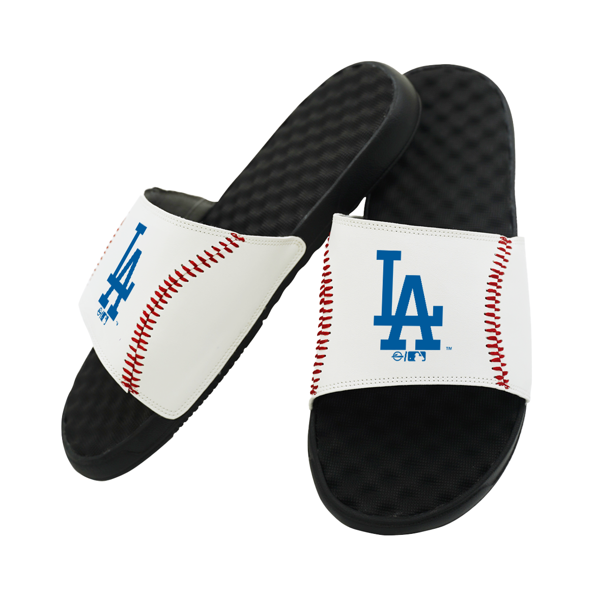 Dodgers Baseball Stitch Slide Sandals