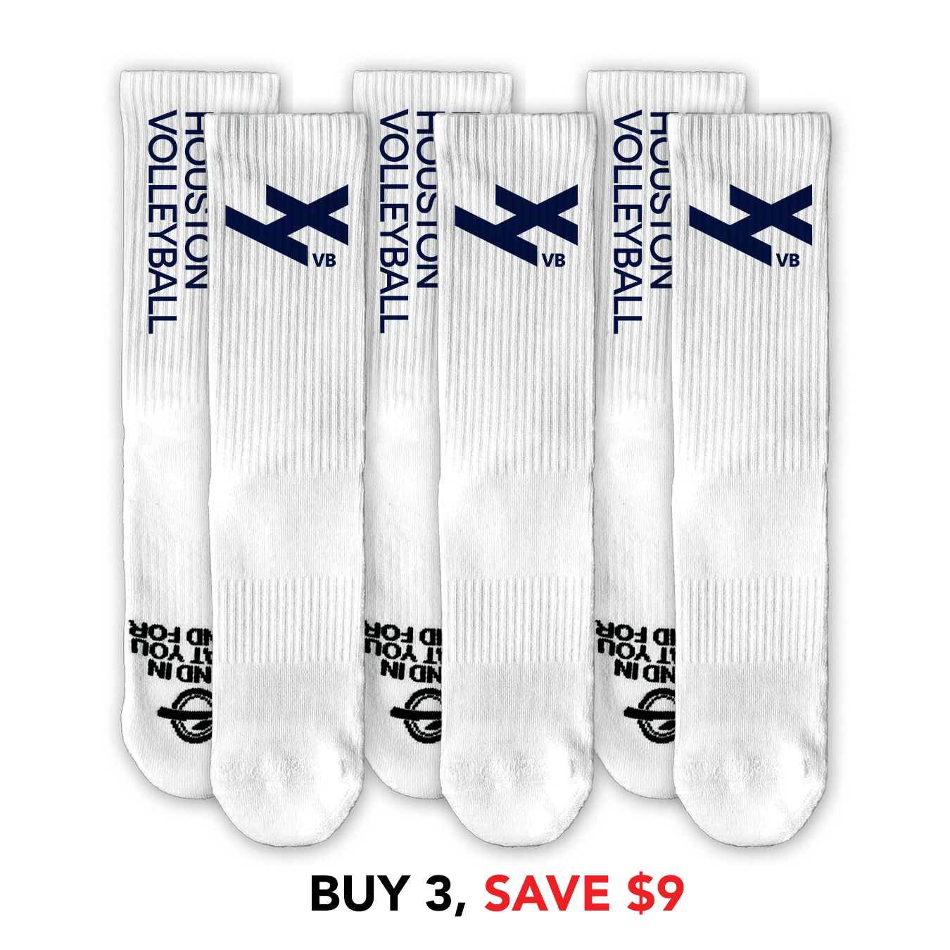 LovBHouston Lifestyle Sock 3-Pack