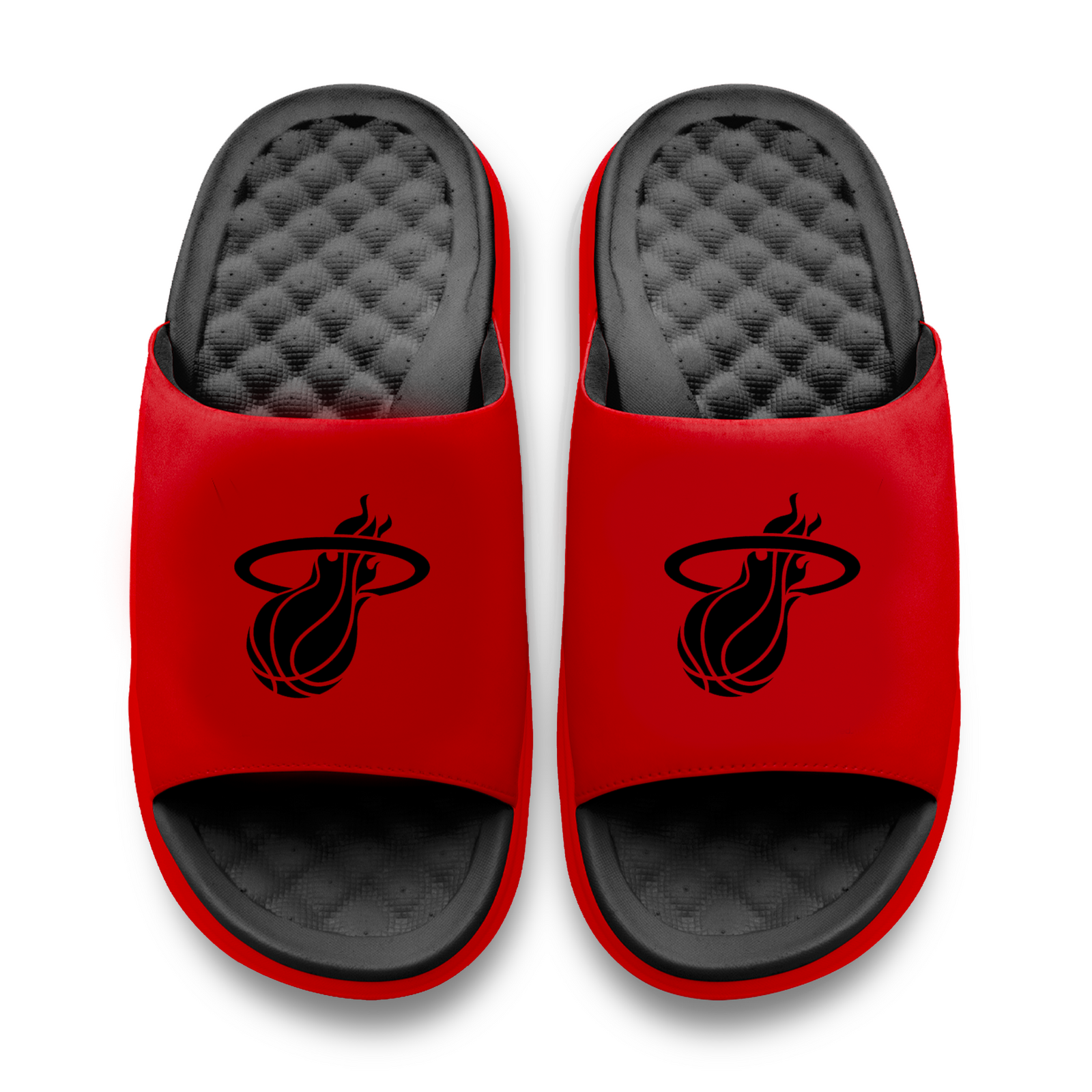 Miami Heat Primary Logo Motive Slide Sandals Dropship
