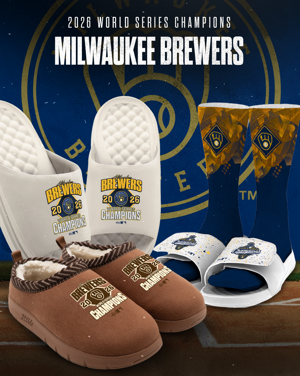 MLB World Series Champions Milwaukee Brewers 