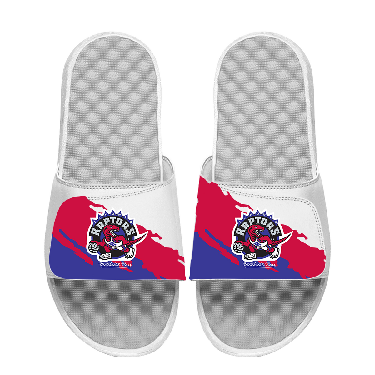 Raptors Mitchell &amp; Ness Paint Stripe Slides