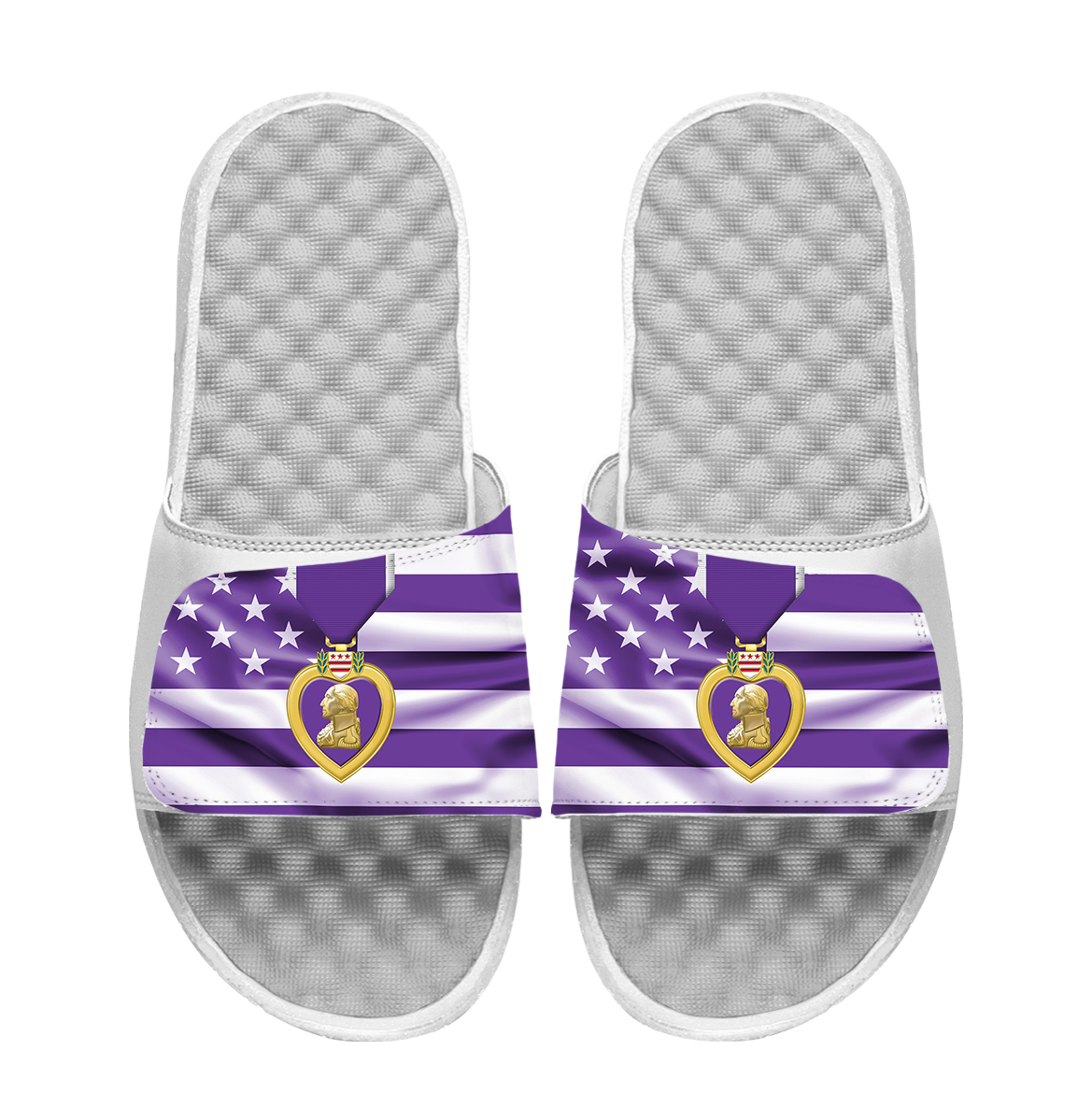 Purple Heart Medal Flag Tonal