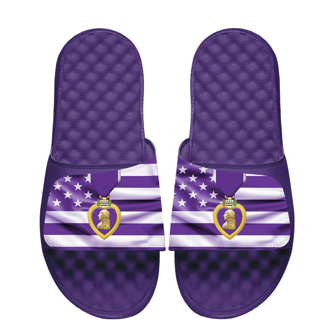 Purple Heart Medal Flag Tonal