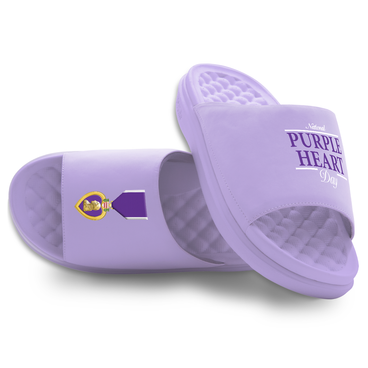 Purple Heart Medal Split Motive