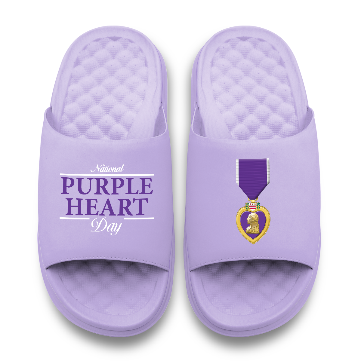 Purple Heart Medal Split Motive