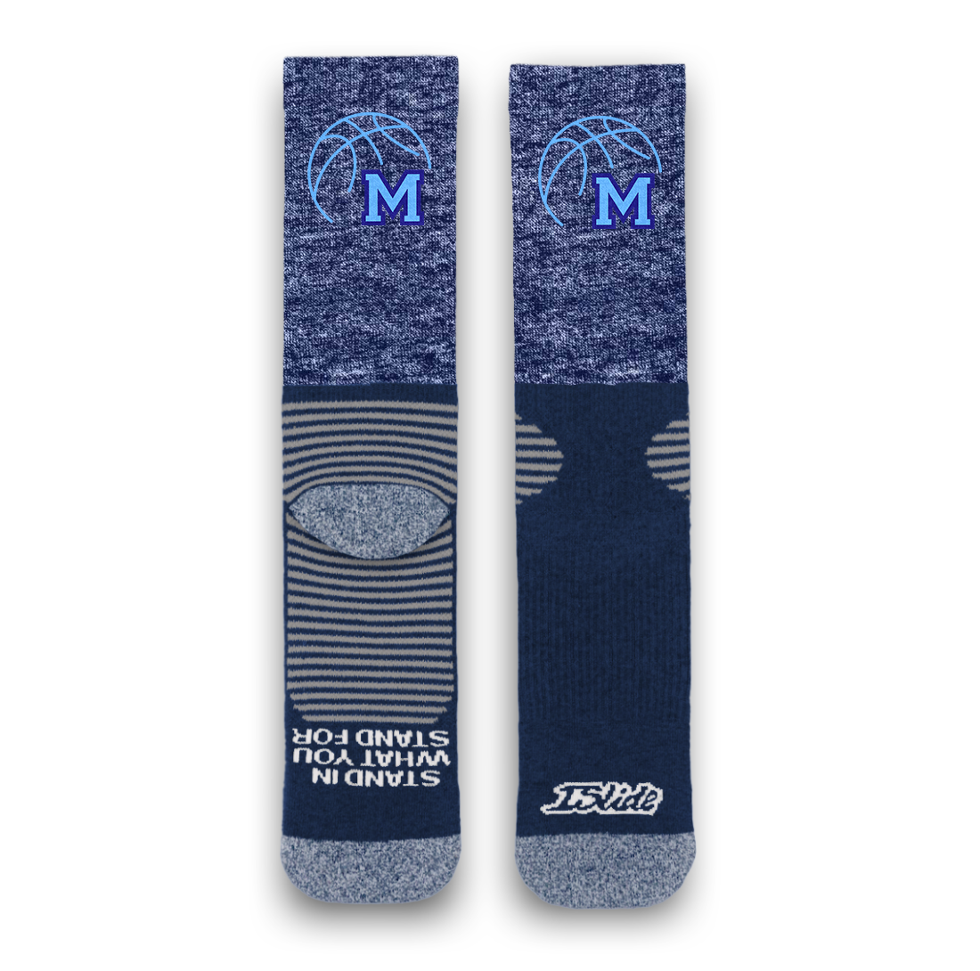 Medfield Basketball Athletic Sock
