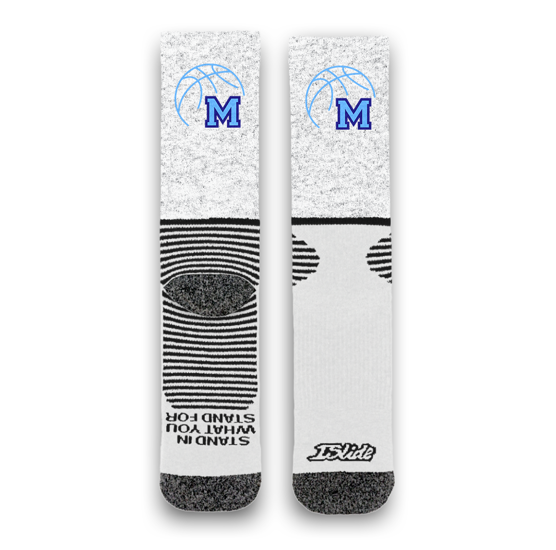 Medfield Basketball Athletic Sock