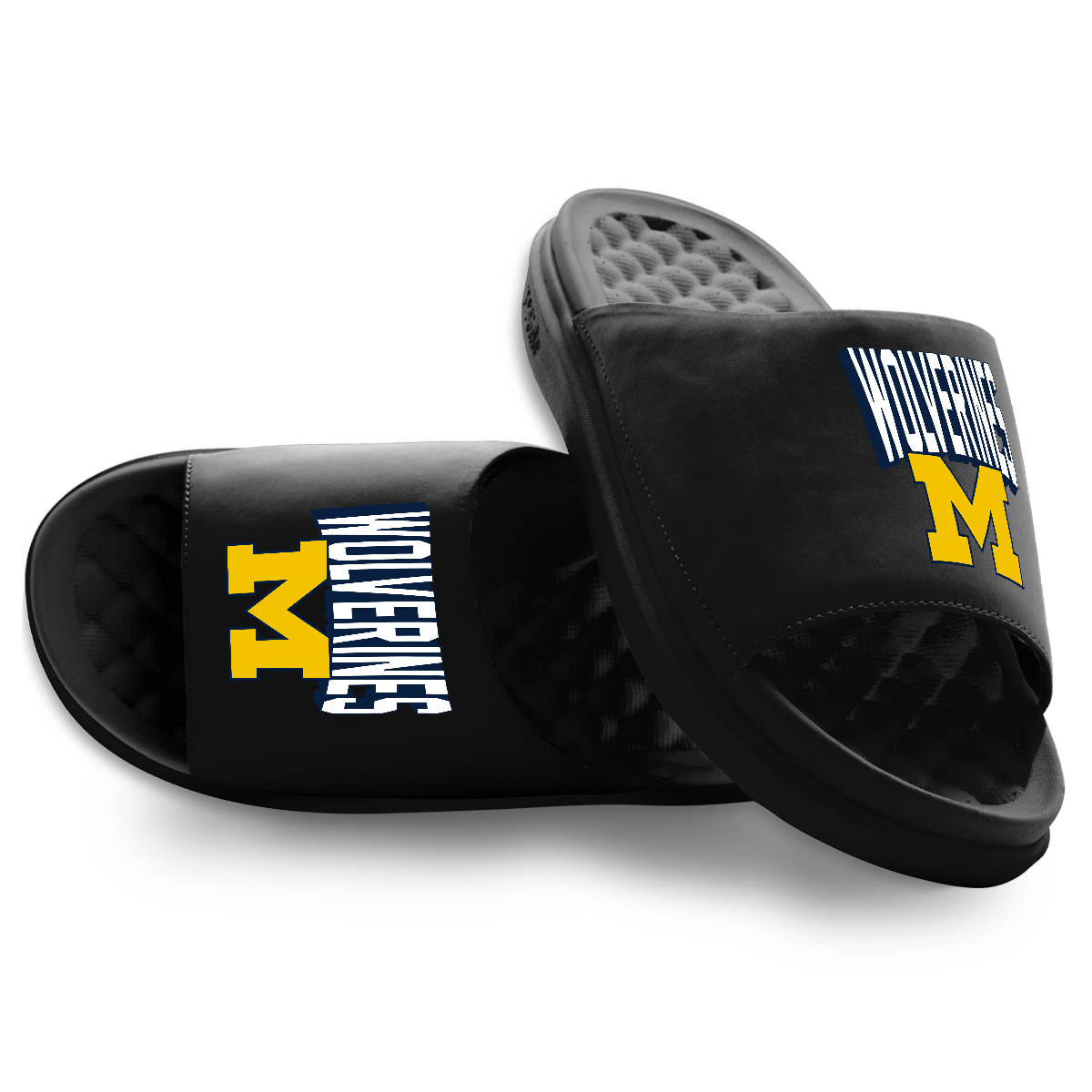 Michigan Wolverines Logo Stack  ISlide x Gameday Couture