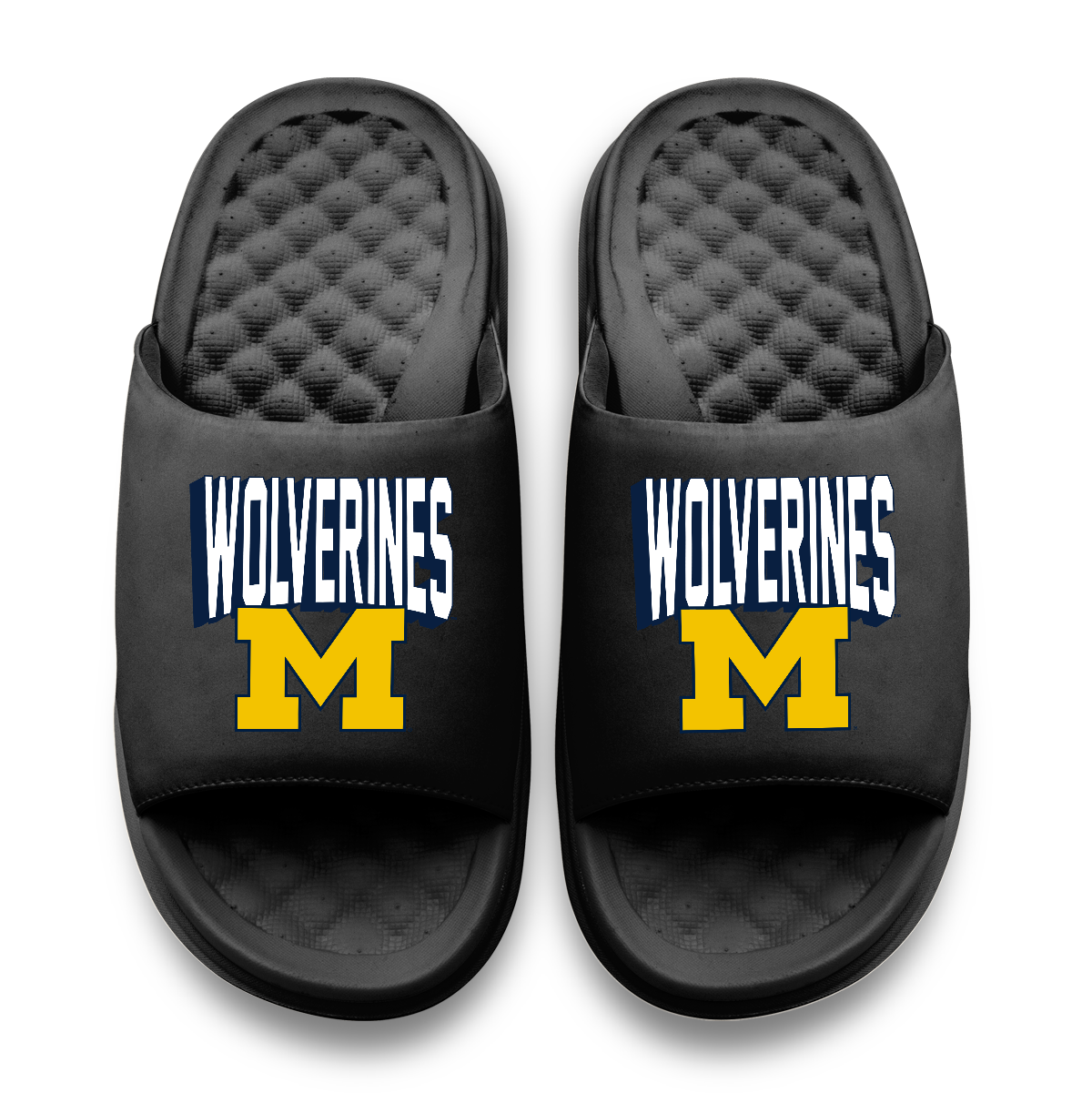 Michigan Wolverines Logo Stack  ISlide x Gameday Couture