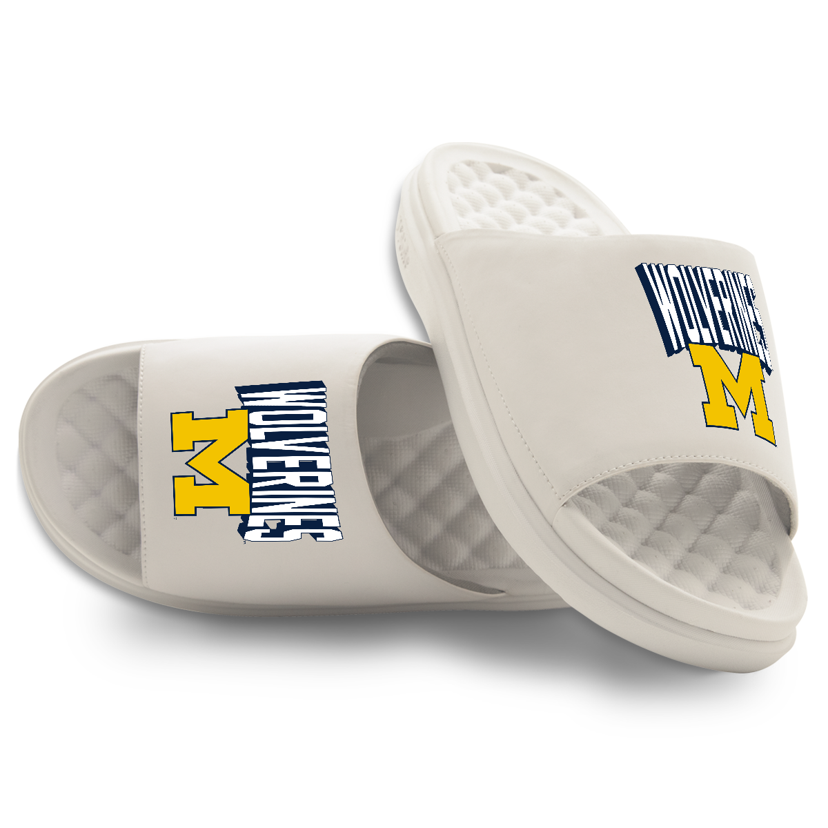 Michigan Wolverines Logo Stack  ISlide x Gameday Couture
