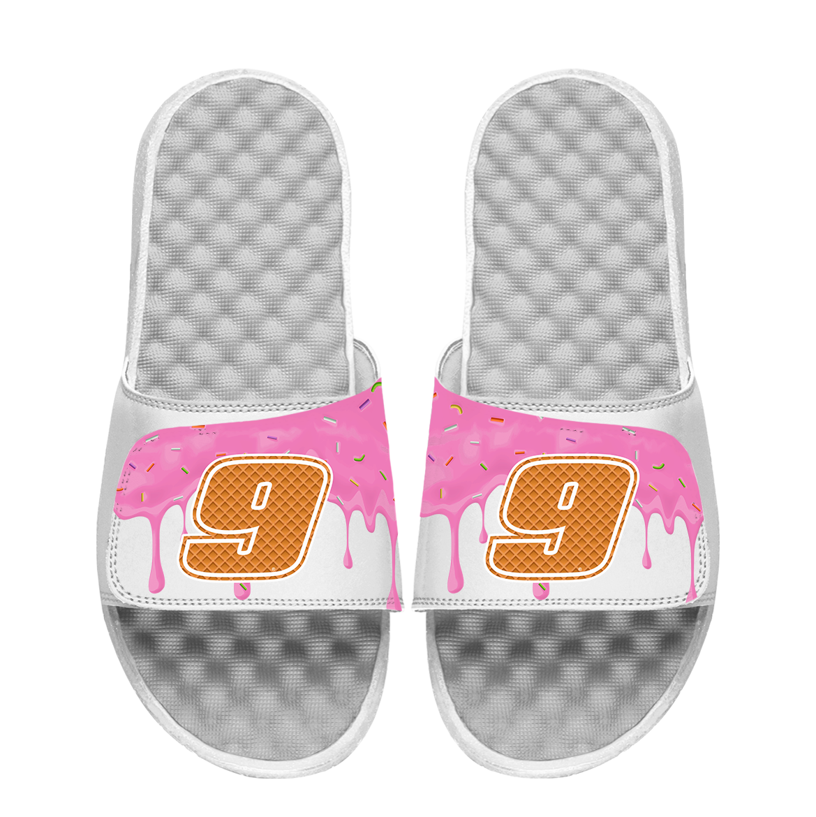 Chase Elliott Ice Cream Drip Slide Sandals